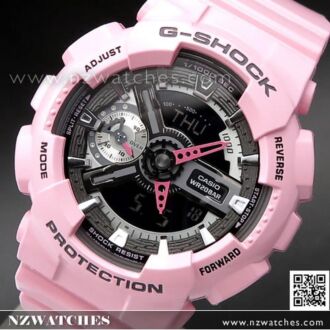 Casio G-Shock S Series Rose Motif Band Ladies Watch GMA-S110F-7A, GMAS110F