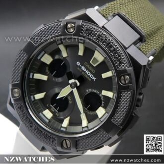 Casio G-Shock Analog Digital Solar Stainless Steel Band Sport Watch GST-S110D-1A9, GSTS110D