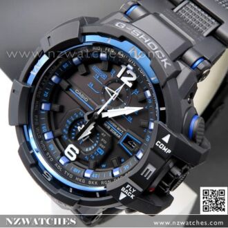 Casio G-Shock GRAVITYMASTER Solar Wave Multiband 6 Sport Watch GW-A1100FC-1A, GWA1100FC 