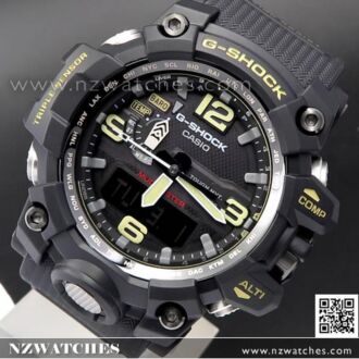 Casio G-Shock MUDMASTER Triple Sensor Solar Multiband 6 Watch GWG-1000-1A, GWG1000