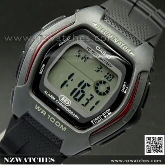 Casio Dual Time Alarm 100M Digital Watch HDD-600-1AV, HDD600