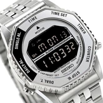 Seiko Astronaut Chronograph Rotocall 37mm Digital Watch HFL002P1