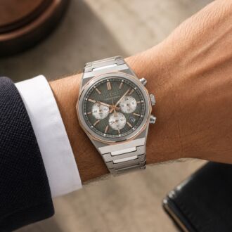 Seiko Conceptual Chronograph 40 mm Gray Dial New Watch HGK002P1, HGK002