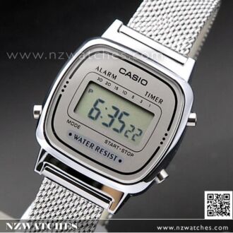 Casio Vintage Digital Mesh band Watch LA670WEM-7, LA670WEM