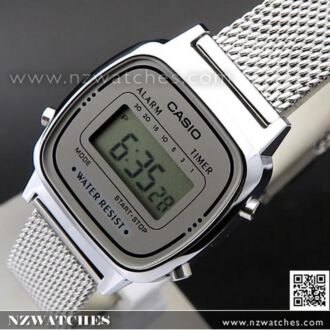 Casio Vintage Digital Mesh band Watch LA670WEM-7, LA670WEM