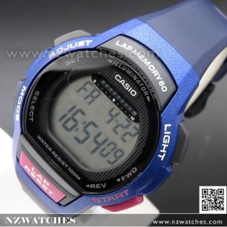 Casio Stopwatch Alarm Ladies Digital Watch LWS-1000H-2AV, LWS1000H