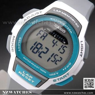 Casio Stopwatch Alarm Ladies Digital Watch LWS-1000H-8AV, LWS1000H