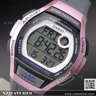 Casio Step Tracker LED 100M Sport Watch LWS-2000H-4AV, LWS2000H