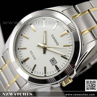 Casio Quartz Two Tone Mens Watches MTP-1308SG-7AV, MTP1308SG