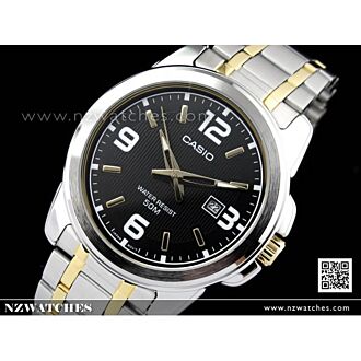 Casio Two Tone Analog Quartz Mens Watch MTP-1314SG-1AV, MTP1314SG