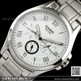 Casio Stainless steel Analog Mens Watch MTP-E301D-7B1V, MTPE301D