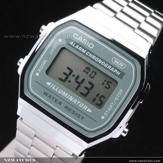 Casio Vintage Retro style Unisex Digital Watch A168WA-1, A-168WA