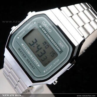 Casio Vintage Retro style Unisex Digital Watch A168WA-1, A-168WA