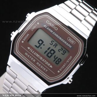 Casio Vintage Retro style Unisex Digital Watch A168WA-1, A-168WA