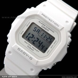 Casio Baby-G White Resin Strap Digital Watch BGD-565U-7, BGD565U