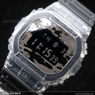 Casio G-Shock Camouflage Translucent Digital Watch DW-5600SKC-1, DW5600SKC