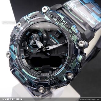 Casio G-Shock Analog Digital Glitch Blazing Watch GA-2200NN-1A, GA2200NN