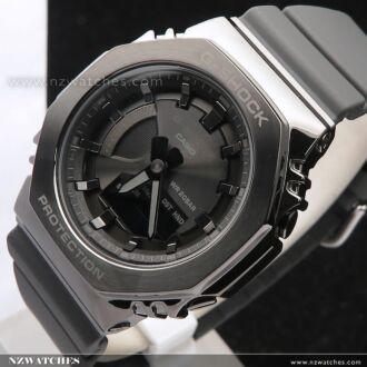 Casio G-Shock Analog Digital Mid-Sized Metal-Clad Ladies Watch GM-S2100B-8A