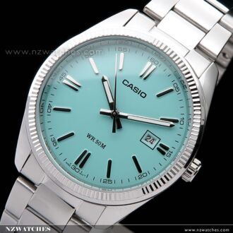Casio Vintage Turquoise Blue Retro Classic Watch MTP-1302PD-2A2
