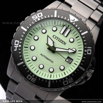 Citizen Green Luminous Dial Automatic Watch NJ0177-84X