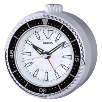 Seiko Bedside Alarm Clock Quite Sweep Second Hand QHE207S