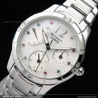 Casio Sheen Chronograph Swarovski Elements Ladies Watch SHN-3016DP-7A