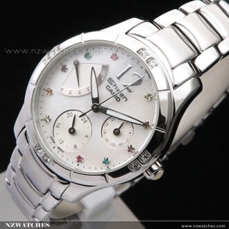 Casio Sheen Chronograph Swarovski Elements Ladies Watch SHN-3016DP-7A