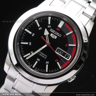 Seiko 5 Automatic See-thru Back Day Date Watch SNKK67K1