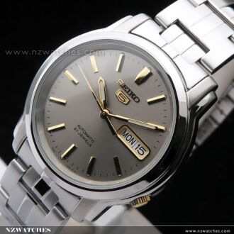 Seiko 5 Automatic See-thru Back Day Date Watch SNKK67K1