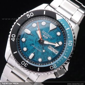 Seiko 5 Sports Blue Skeleton Dial Automatic Watch SRPJ45K1