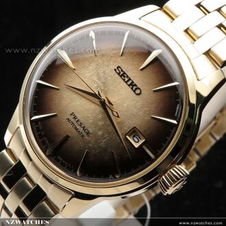 Seiko Presage Beer Julep Cocktail Time Gold Watch SRPK48J1 japan