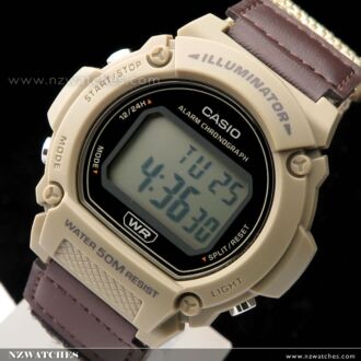 Casio Digital Alarm Watch W-219H-1AV, W219H