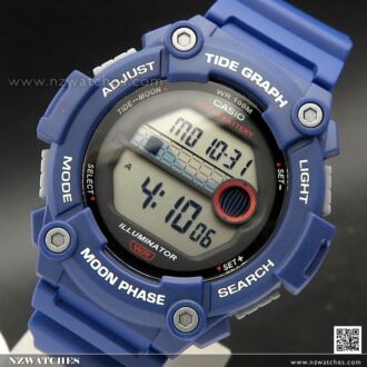 Casio Moon Data Tide graph Digtial Watch WS-1300H-8AV, WS1300H