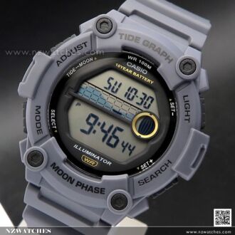 Casio Moon Data Tide graph Digtial Watch WS-1300H-8AV, WS1300H