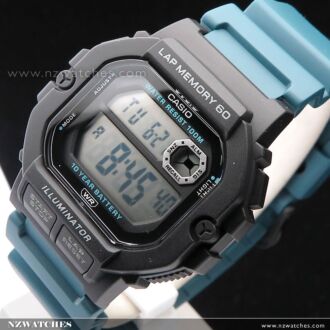 10Yrs Illuminator Watch Watches BUY Sports Lap Casio Memory LED | Battery WS-1400H-4AV, Watches - CASIO NZ Online WS1400H