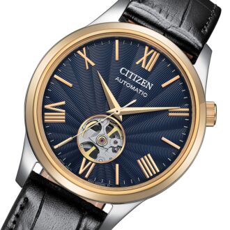 Citizen Automatic Open Heart Blue Dial Mens Watch NH9136-02L