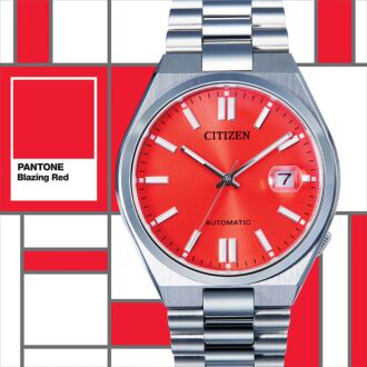 Citizen x Pantone Automatic Blazing Red Ltd Watch NJ0158-89W