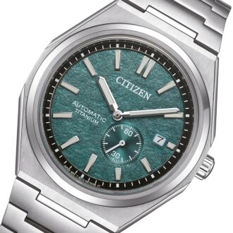 Citizen Automatic Small Seconds Sapphire Super Titanium Watch NJ0180-80X