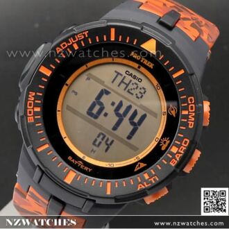 Casio ProTrek Triple Sensor Solar Camouflage Sport Watch PRG-300CM-4, PRG300CM