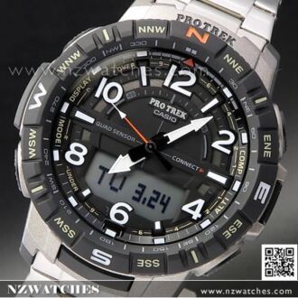 Casio Protrek Quad Sensor Bluetooth Titianium Watch PRT-B50T-7, PRTB50T