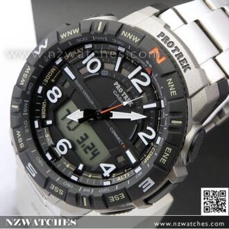 Casio Protrek Quad Sensor Bluetooth Titianium Watch PRT-B50T-7, PRTB50T