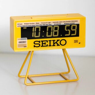 Seiko Countdown Style Sports Marathon Timer Alarm Clock QHL062Y