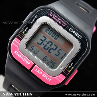 Casio Ladies Black Dual Time Lap Memory 60 Watch SDB-100-1B SDB100
