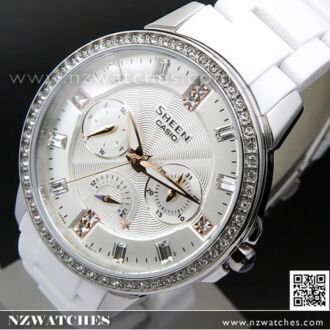 Casio Sheen Cruise line SWAROVSKI ELEMENTS Ladies Watch SHE-3023-7A, SHE3023