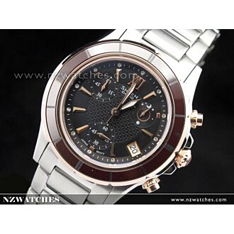 Casio Sheen CRUISE LINE Ceramic bezel, Sapphire, SWAROVSKI SHE-5516SG-5A, SHE5516SG