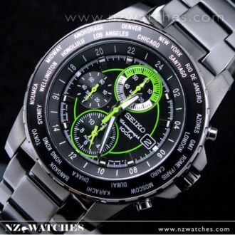 SEIKO Criteria World Timer Chronograph Alarm Multi-Function SNAC69P1