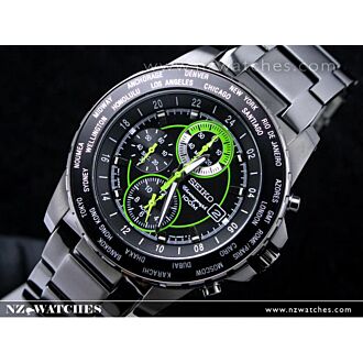 SEIKO Criteria World Timer Chronograph Alarm Multi-Function SNAC69P1