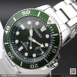Seiko Prospex Solar Green Dial 200M Diver Watch SNE579P1