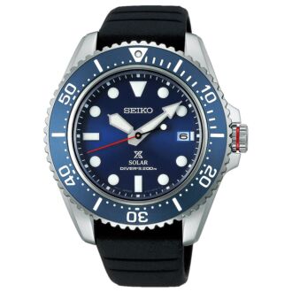 Seiko Prospex Solar Sapphire Blue Dial 200M Divers Watch SNE593P1