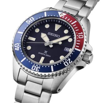 Seiko Prospex Sea Solar Pepsi Bezel Diver Watch SNE595P1
